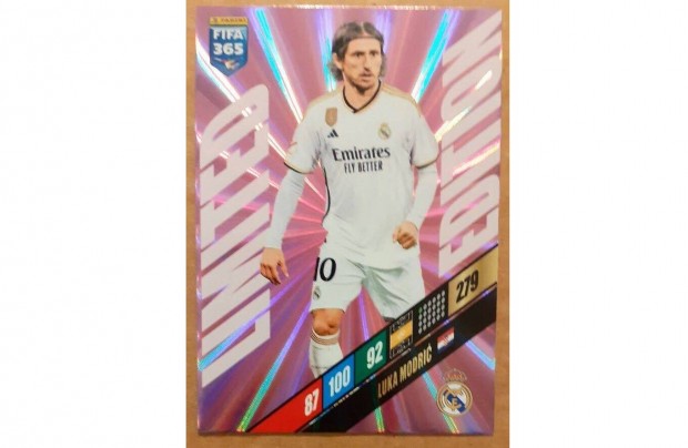 Luka Modric Real Madrid Limited Edition focis krtya Panini FIFA 2024