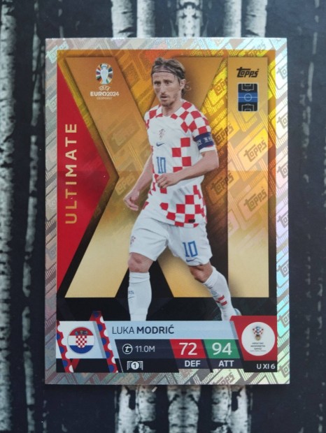 Luka Modric (Horvtorszg) Ultimate XI Euro 2024 focis krtya