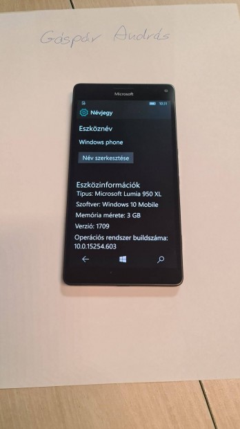 Lumia 950XL (Nokia)