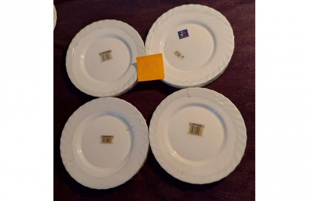 Luminarc 25 cm-es lapostányér 6 db-os eredeti csomagolásban (4 csomag)