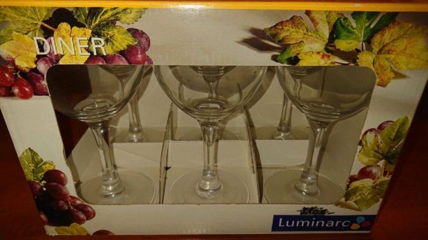 Luminarc Signature 25 cl-es talpas pohr szett - j!!!!