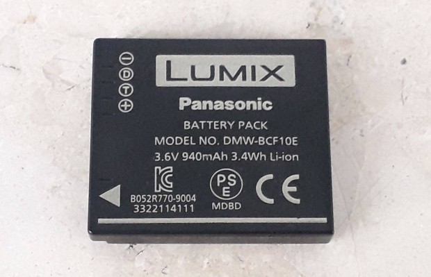 Lumix Dmw-BCF10E akkumultor, Panasonic Dmwbcf10E