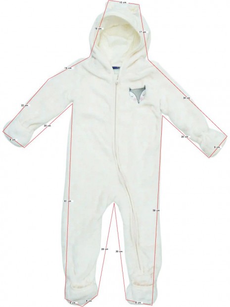 Lupilu Használt (újszerű) Lány Baby overál (Méret: 80)