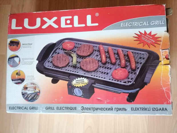 Luxell j grill st 220V elektromos grillst olcsn
