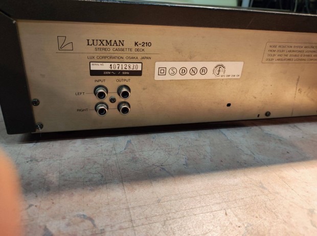 Luxman 210-es magndeck j llapotban elad!