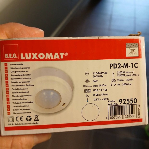 Luxomat PD2-M-1C-AP jelenltrzkel