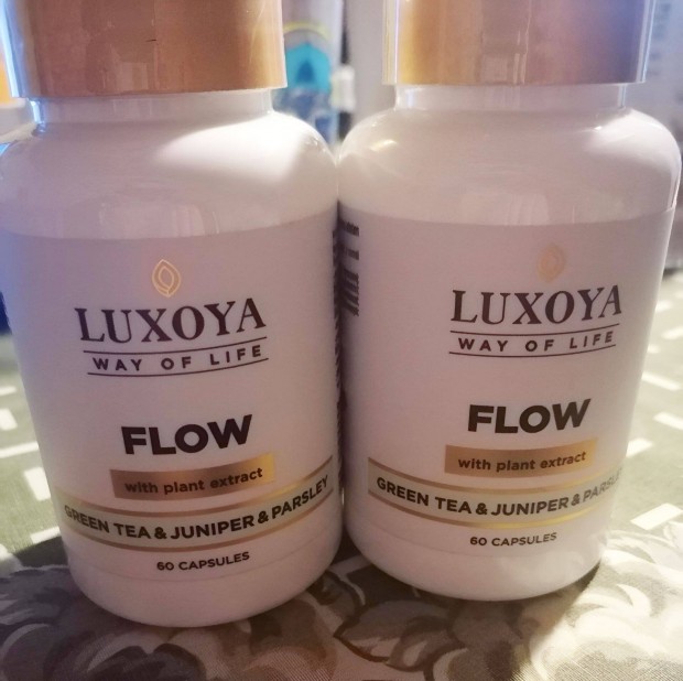 Luxoya Flow magnzium + zld tea kapszula (Bontatlan!)