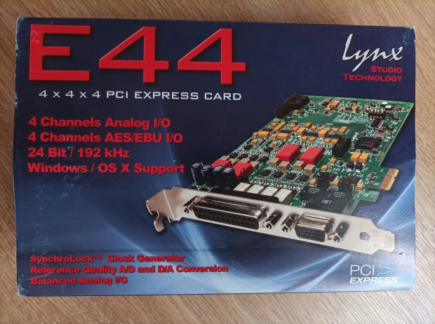 Lynx E44 Pcie hangkártya 