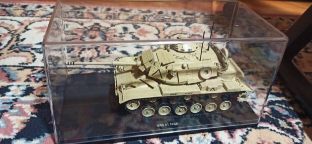 M60 A1 USA Tank modell, 1:50 mretben, Ritka szp rszletes+vitrinfm