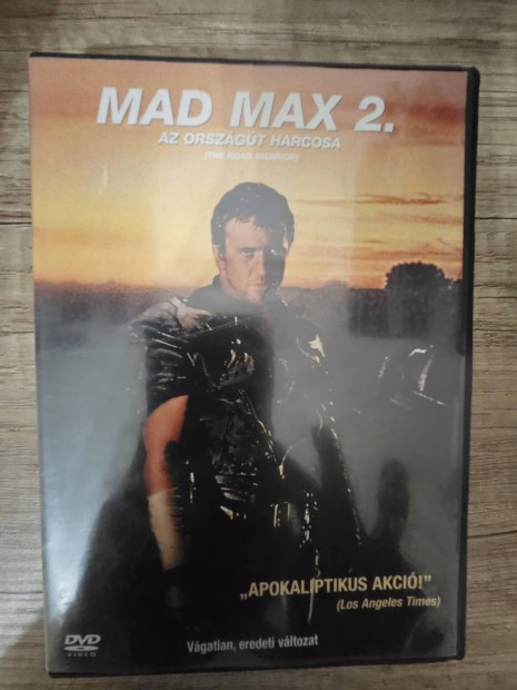 MAD Max 2 Gyri Msoros DVD Lemez 