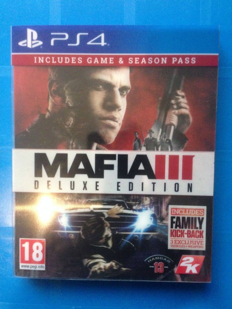 MAFIA III Deluxe Edition ps4-PS5 jtk elad-csere "