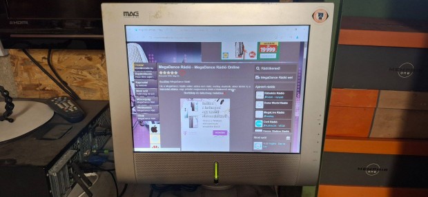 MAG HD-572 LCD monitor beptett hangszrval