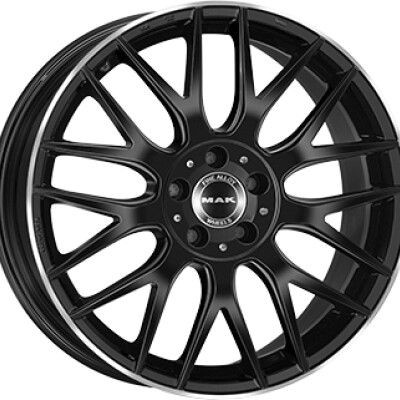 MAK ARROW F�nyes fekete Pol�rozott LIP 9X18 5X112 ET50 CB66,6 |