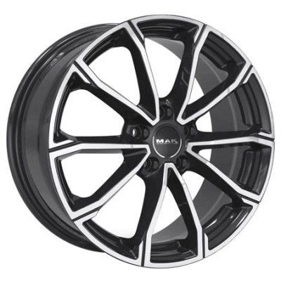 MAK DAVINCI Fényes fekete Polírozott 7X17 5X114,3 ET35 CB60,1 |
