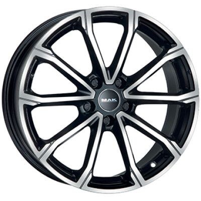 MAK DAVINCI Fényes fekete Polírozott 7X18 5X100 ET39 CB57,1 |