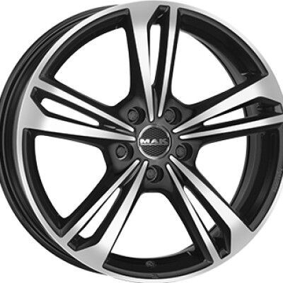 MAK EMBLEMA Fényes fekete Polírozott 7,5X17 5X112 ET42 CB76 |