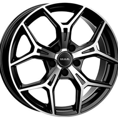 MAK EPICA Fényes fekete Polírozott 6,5X17 5X112 ET43 CB57,1 |