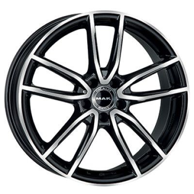 MAK EVO F�nyes fekete Pol�rozott 7,5X17 5X112 ET40 CB66,6 | alufelni |