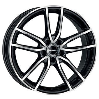 MAK EVO Fényes fekete Polírozott 7,5X17 5X112 ET45 CB66,6 | alufelni |