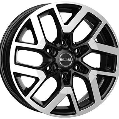 MAK GRAVEL Fényes fekete Polírozott 6,5X16 6X139,7 ET20 CB106,1 |