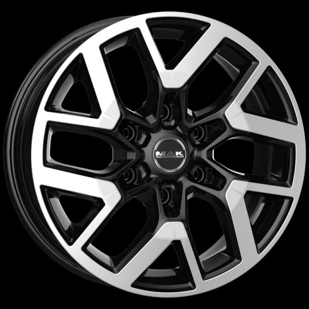 MAK GRAVEL Fényes fekete Polírozott 8X18 6X139,7 ET35 CB67,1 |