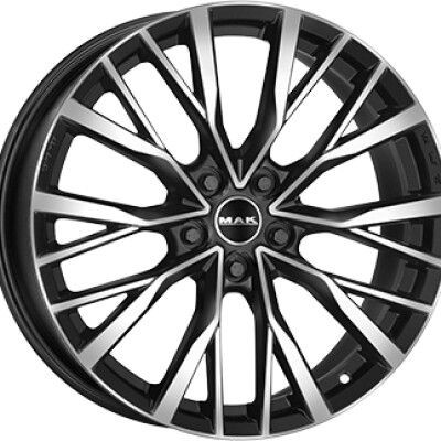 MAK KENT Fényes fekete Polírozott 8,5X20 5X120 ET38 CB72,6 | alufelni