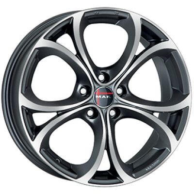 MAK LARIO Gunmetal Polírozott 8X18 5X110 ET34 CB65,1 | alufelni |
