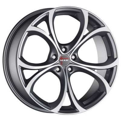 MAK LARIO Gunmetal Pol�rozott 8,5X19 5X110 ET30 CB65,1 | alufelni |