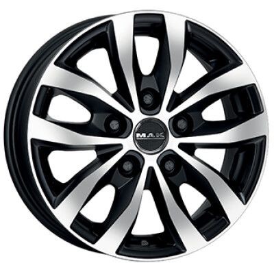 MAK LOAD 5 Tompa fekete Polrozott 7X17 5X118 ET68 CB71,1 | alufelni |