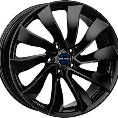 MAK SOLAR Fényes fekete 9,5X19 5X114,3 ET45 CB64,1 | alufelni |