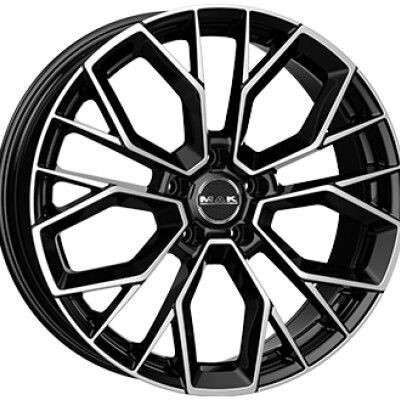 MAK STILO-D Fényes fekete Polírozott 10X21 5X112 ET58 CB57,1 |