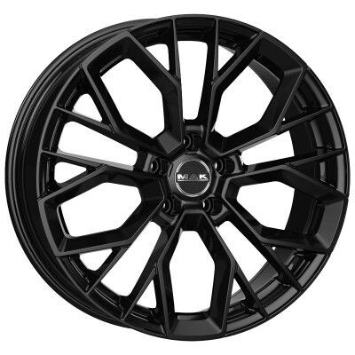 MAK STILO Fényes fekete 8X18 5X112 ET39 CB76 | alufelni |
