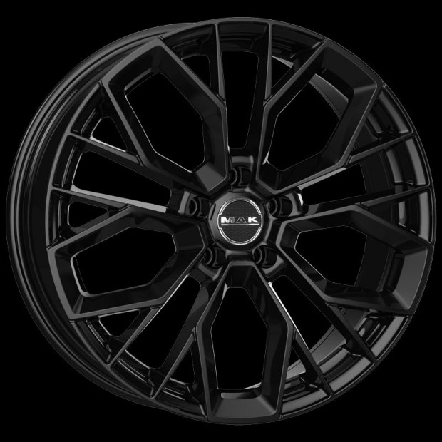 MAK STILO Fényes fekete 8,5X19 5X112 ET25 CB66,4 | alufelni |
