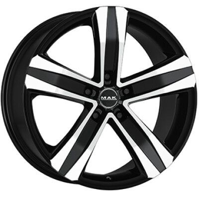MAK STONE 5 Fényes fekete Polírozott 6X15 5X139,7 ET0 CB108,3 |
