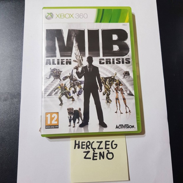 MAN IN Black Alien Crisis xbox360