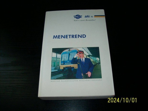 MV menetrend 1998-1999