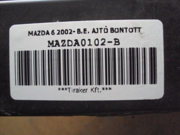 MAZDA 6 BAL ELSŐ AJTÓ eladó
