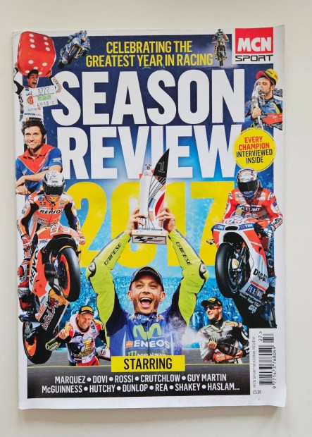 MCN Sport Season Review 2017 angol nyelv