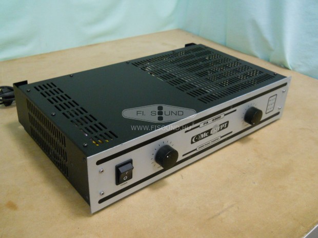 MC Crypt PA-4000 ,2x200W,4-16ohm,sztereo PA végfok erősítő