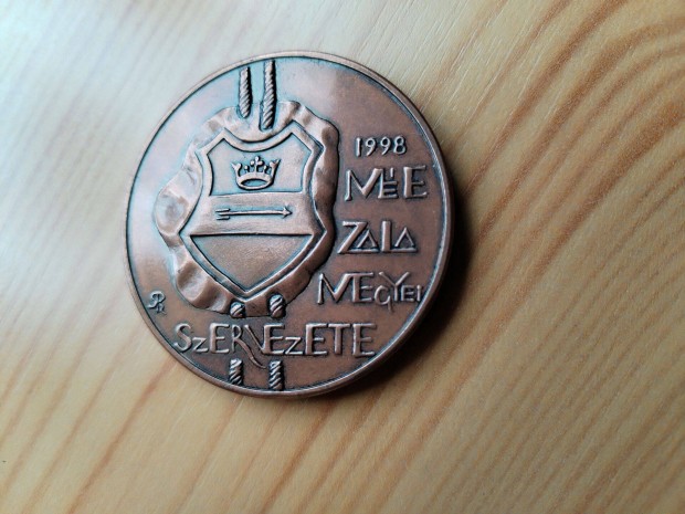 ME. Zalaegerszegi Szervezete 1998 bronz rem csak 200 db