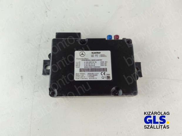 MERCEDES-BENZ E-CLASS (W212) Telefon vezrlegysg/modul (A2059000219)