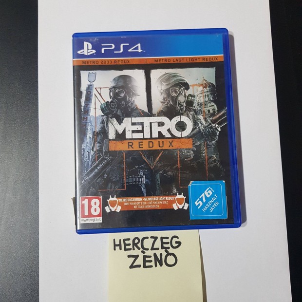 METRO Redux PS4