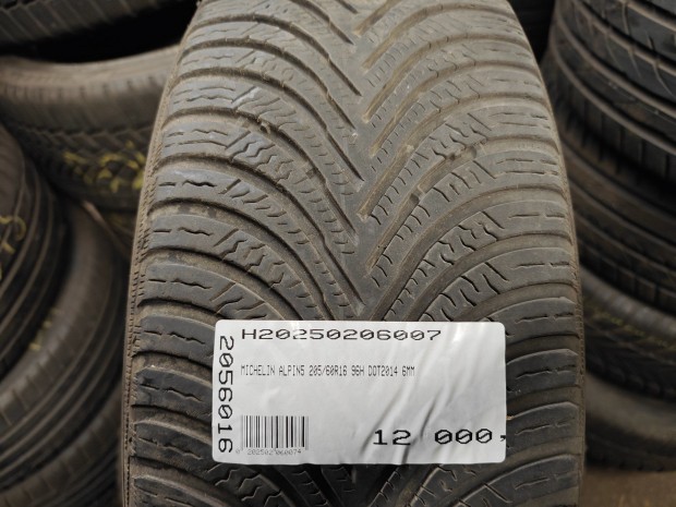 MICHELIN ALPIN 5 96H 205/60R16 DOT2024 6MM HASZNÁLT TÉLIGUMI H 96 |