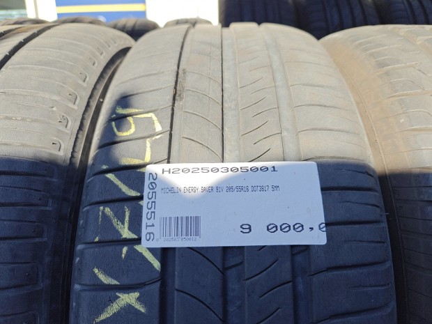 MICHELIN ENERGY SAVER 91V 205/55R16 DOT3817 5MM HASZNÁLT GUMI V 91
