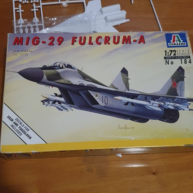 MIG-29 Fulcrum-A 1:72 Italeri makett