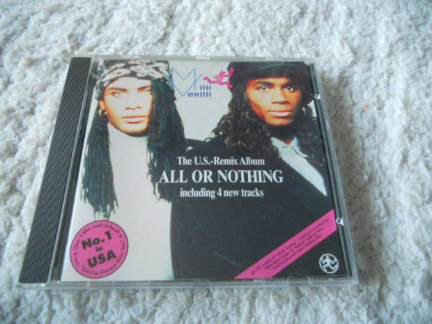 MILLI Vanilli : All or nothing- US remix album CD