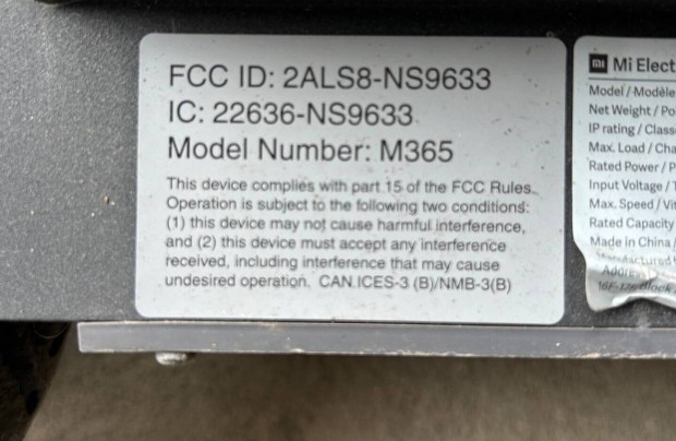 MI Elektromos Roller