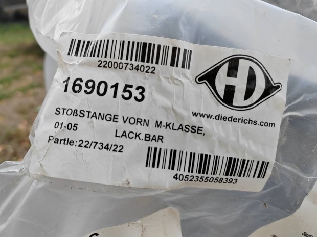 ML 270 CDI (W163) Mercedes Első lökhárító