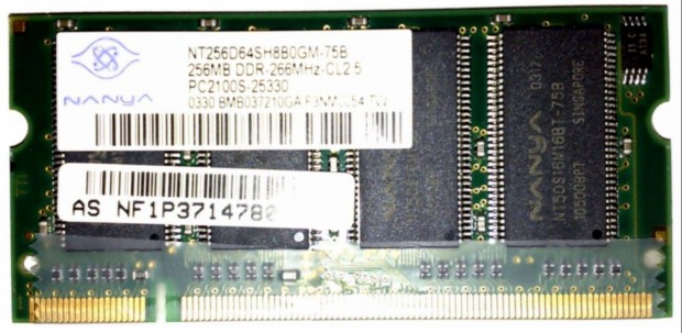 MMX Pentium 200 s so-dimm DDR 266Mhz laptop memoria