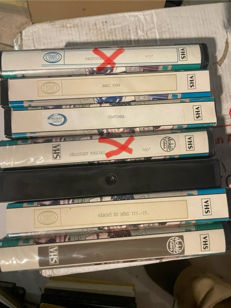 MOKP egyenborts VHS kazettk